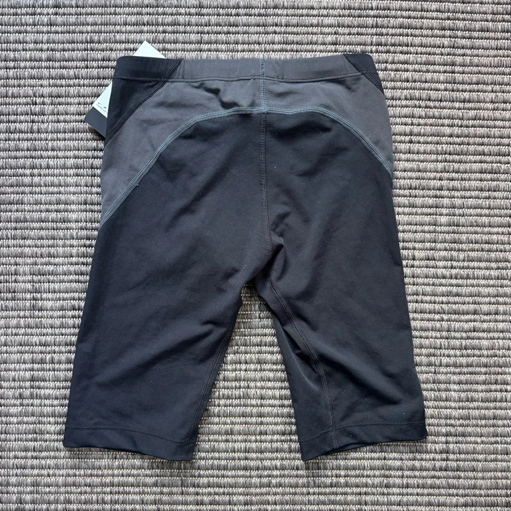 Nike Men's Hydrastrong Black Compression Swim with Gray Panels